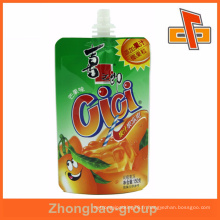 Support en plastique pour la pochette de gelée de fruits sac de conditionnement alimentaire fabricant de guangzhou